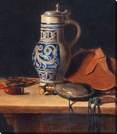 Натюрморт с кувшином и пороховницей