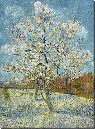 Картина Розовое персиковое дерево