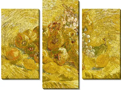 Картина Айва, лимоны, груши и виноград