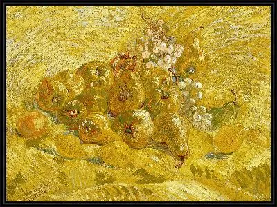 Айва, лимоны, груши и виноград