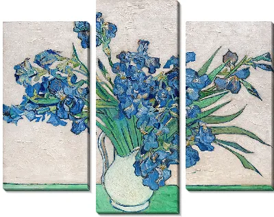 Картина Ирисы в белой вазе