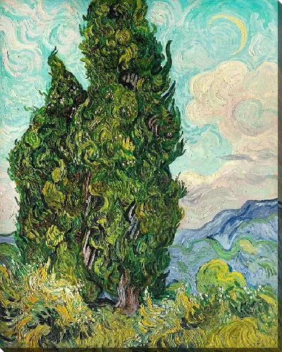 Картина Кипарисы