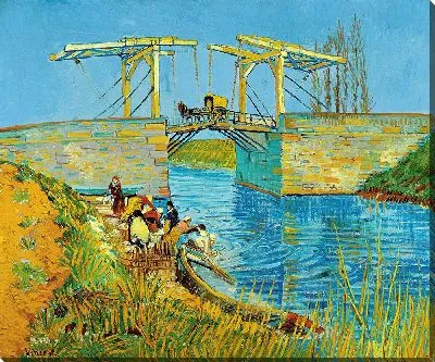 Картина Мост в Арле (Пон-де-Ланглуа)