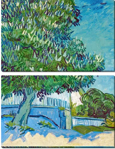 Картина Цветущие каштаны