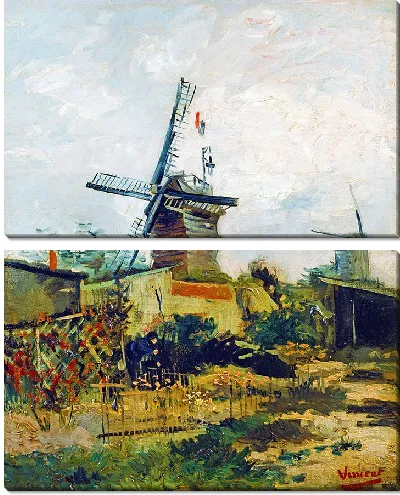 Картина Ветряные мельницы на Монмартре
