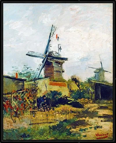 Картина Ветряные мельницы на Монмартре