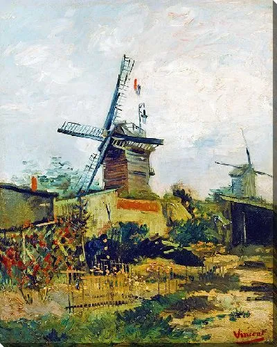 Картина Ветряные мельницы на Монмартре