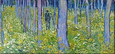 Картина Подлесок с двумя фигурами