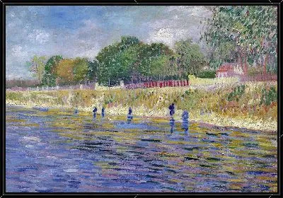 Картина Берег Сены