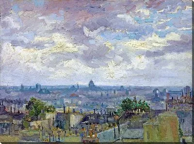 Картина Вид на Париж