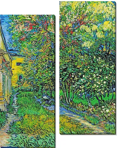 Картина Сад приюта в Сен-Реми