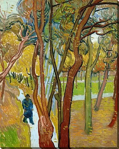 Картина Сад госпиталя Святого Павла («Листопад»)