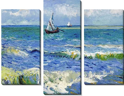 Картина Морской пейзаж возле Ле-Сент-Мари-де-ла-Мер