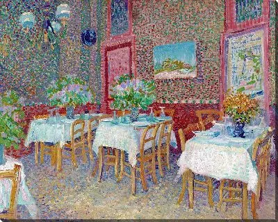 Картина Интерьер ресторана