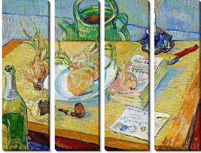 Натюрморт с тарелкой лука