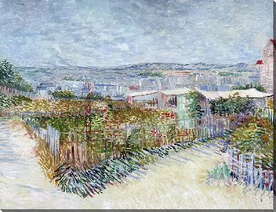 Картина Монмартр за Мулен де ла Галетт