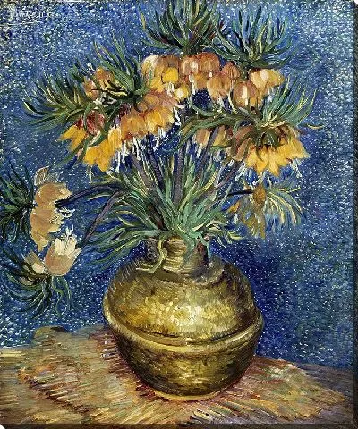 Картина Императорские рябчики в медной вазе