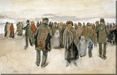 Картина Пляж в Схевенингене