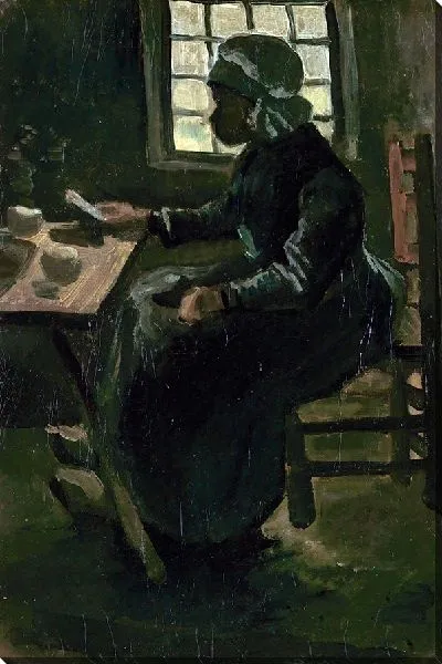 Картина Женщина за столом