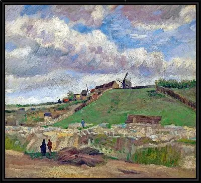 Картина Холм Монмартр с каменоломней