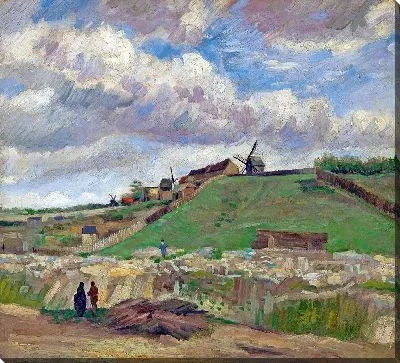 Картина Холм Монмартр с каменоломней