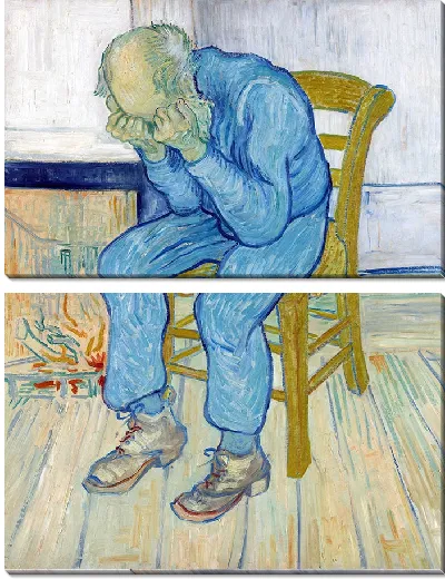 Картина Скорбящий старик («У ворот вечности»)