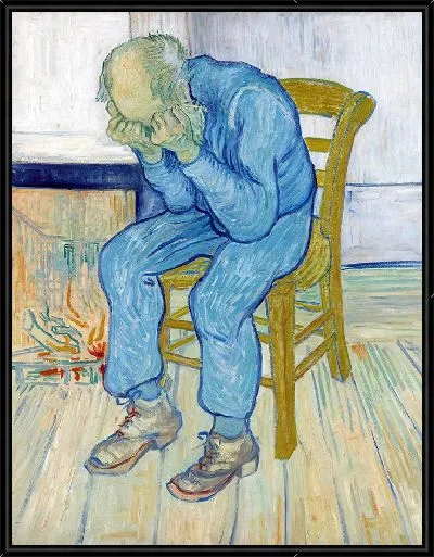 Картина Скорбящий старик («У ворот вечности»)