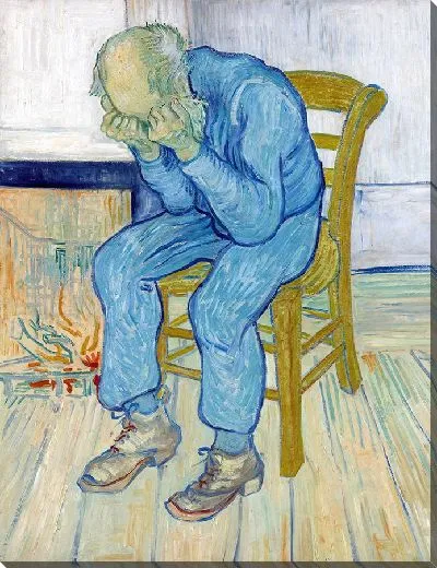 Картина Скорбящий старик («У ворот вечности»)