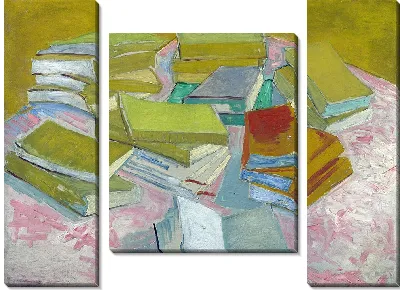 Картина Стопки французских романов