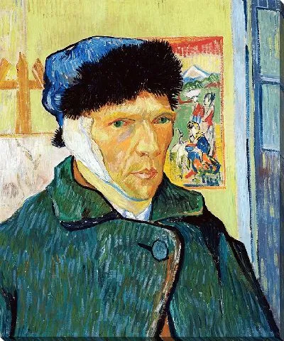 Картина Автопортрет с перевязанным ухом