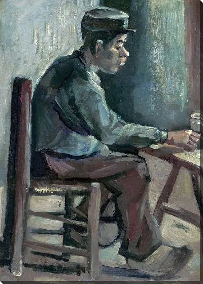 Картина Мужчина за столом