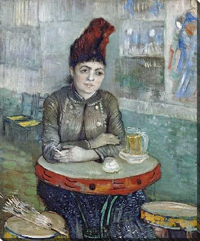 Картина В кафе Агостина Сегатори в Ле Тамбурен.