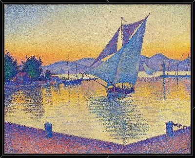 Гавань на закате, Опус 236 (Сен-Троп) (1892)