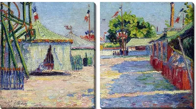 Картина Праздник Аньера (1884)