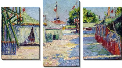 Картина Праздник Аньера (1884)