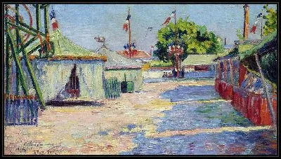 Картина Праздник Аньера (1884)