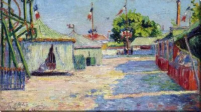 Картина Праздник Аньера (1884)