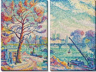 Картина Мост Искусств (Париж) (1925)