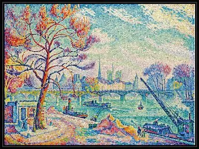 Картина Мост Искусств (Париж) (1925)