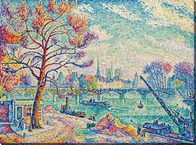 Картина Мост Искусств (Париж) (1925)