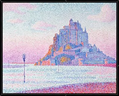 Мон-Сен-Мишель, Заходящее солнце (1897)