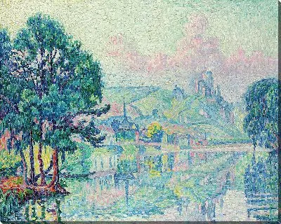 Картина Лес Анделис. Утреня. Эте (1923)