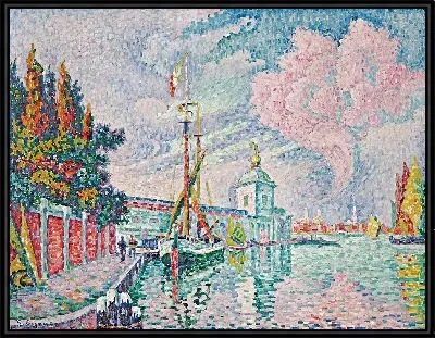 Картина Ла Догана, Венеция (1923)