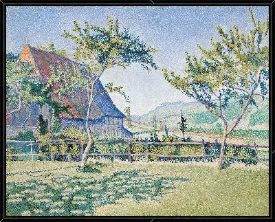 Картина Комблат-ле-Шато, Луг (июнь – июль 1887 г.)