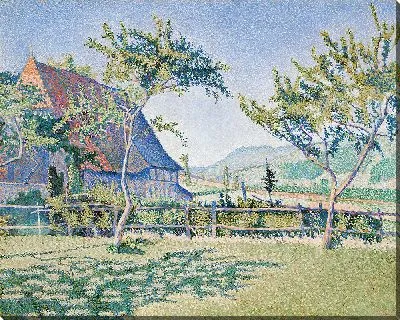 Картина Комблат-ле-Шато, Луг (июнь – июль 1887 г.)