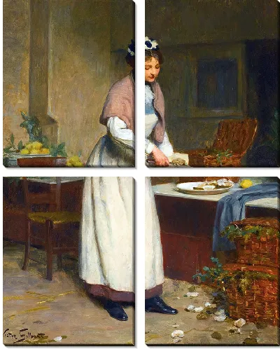 Картина Торговец устрицами