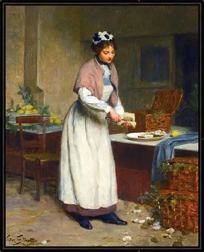 Картина Торговец устрицами