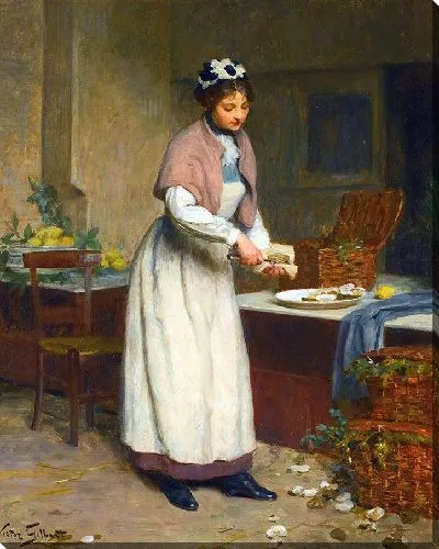 Картина Торговец устрицами