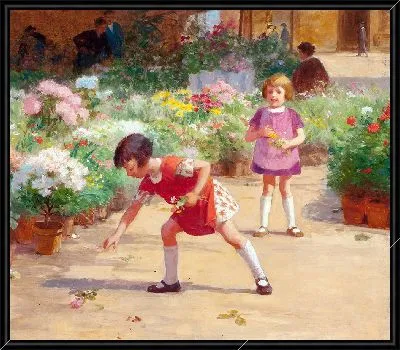 Картина Сбор цветов