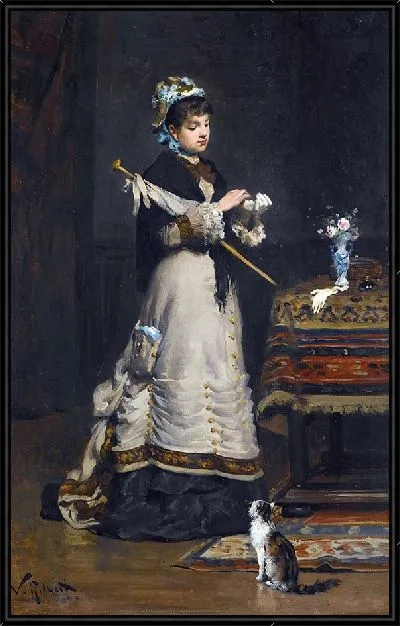 Картина После визита (1877)